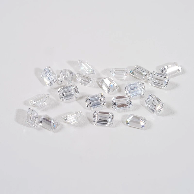 Starsgem Small Size 2*4mm 3*5mm Melee Emerald Cut Lab Created Diamond
